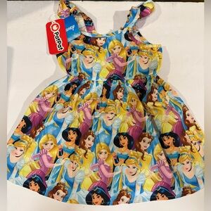 Disney Pat Pat toddler princess ruffled dress BNWT